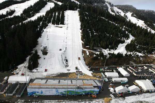 Cypress Mountain - freestyle and moguls courses
