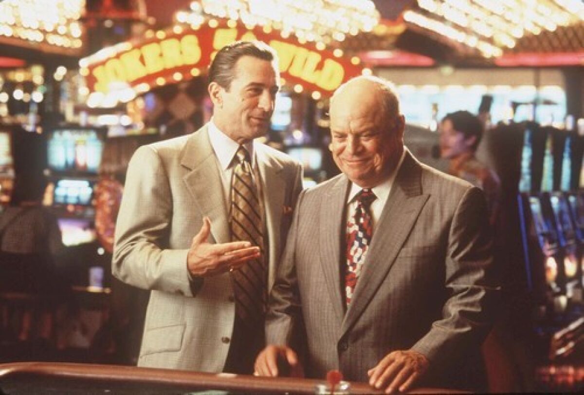 Looking for Oscar betting tips? Don't go to these guys. Robert De Niro and Don Rickles in a scene from current Oscar nominee Martin Scorsese's 1995 "Casino."