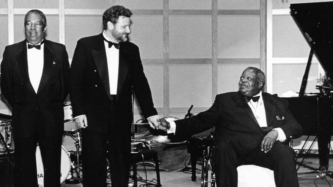 Oscar Peterson and Ray to disciples two jazz, at San Diego The be Brown, concert by Union-Tribune - giants saluted of musical