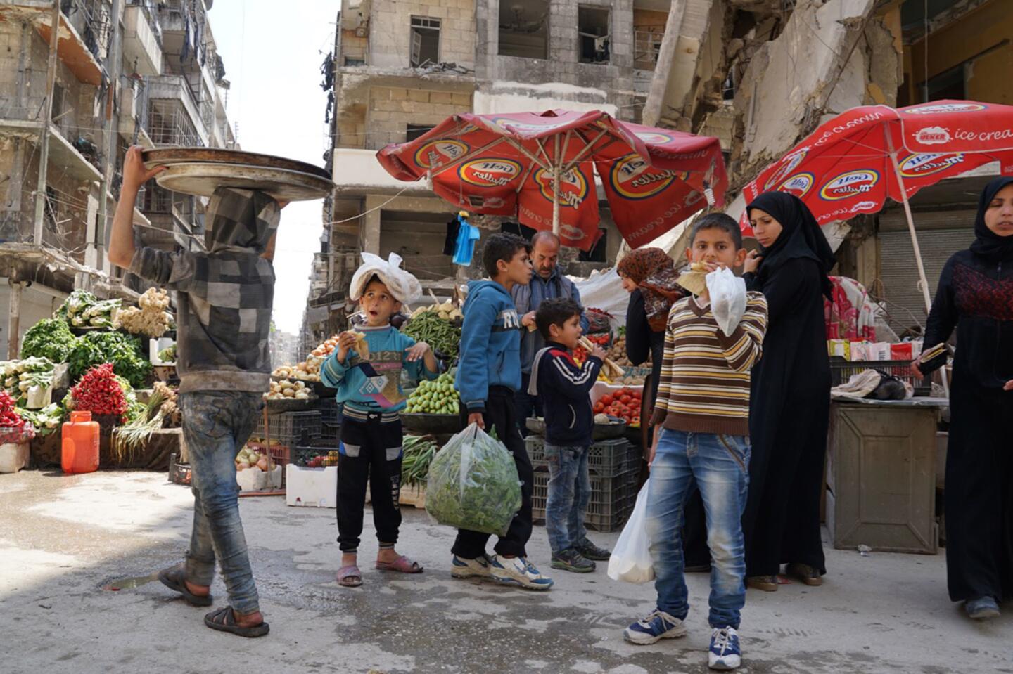 A sense of stability returns to Aleppo neighborhood