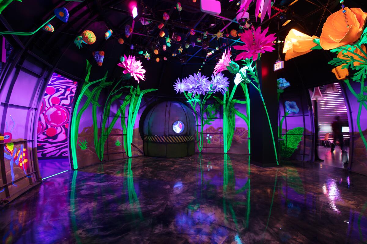 The Florisium within Meow Wolf's Omega Mart in Las Vegas.