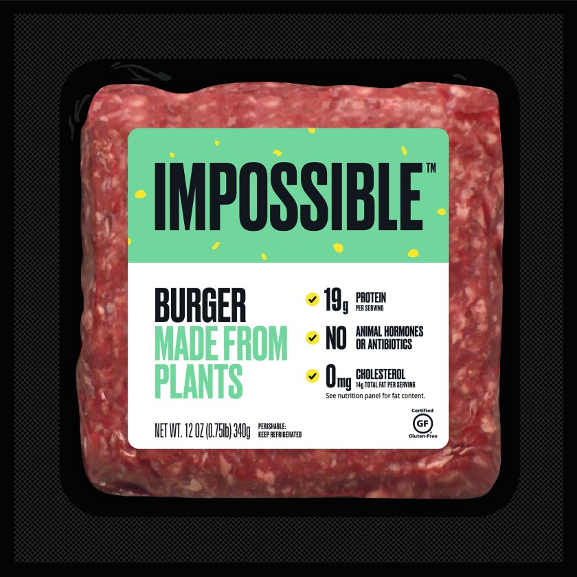 Impossible Burger Hits Supermarkets Joining Rival Beyond Los Angeles Times 