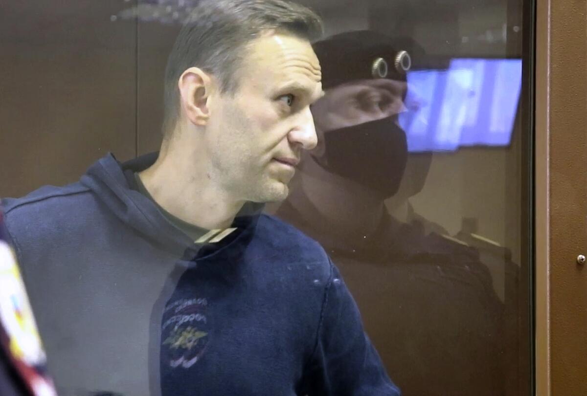 Alexei Navalny in court