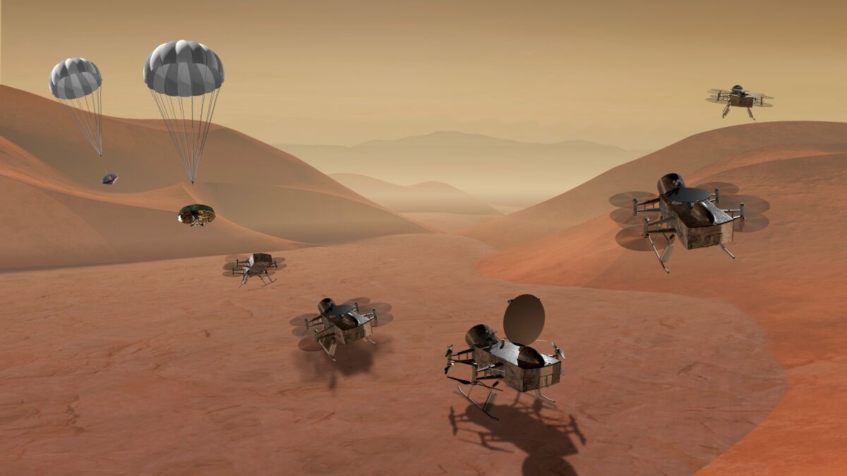 NASA Dragonfly mission to Titan