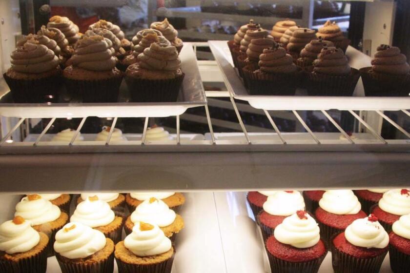 Southern Girl Desserts has a rotating selection of cupcakes.