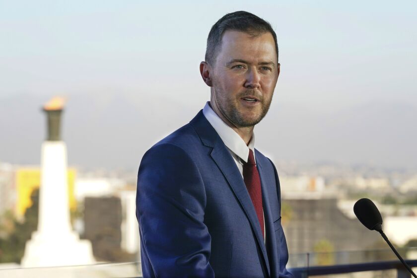 Lincoln Riley, the new head football coach of the University of Southern California.