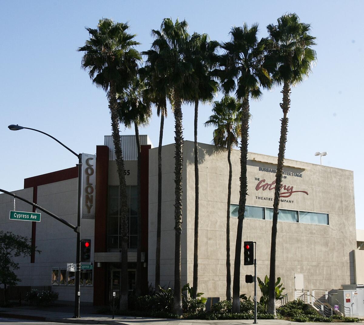 An anonymous donor matched fundraising efforts to help keep the Colony Theatre in Burbank running. The Theatre is pictured on Tuesday, October 30, 2012.