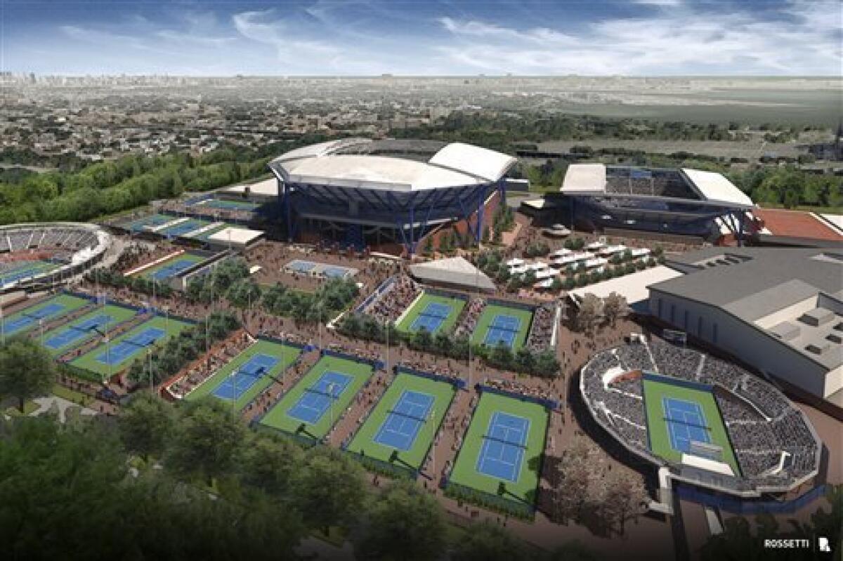 US Open stadium to have roof by 2017 tourney - The San Diego Union-Tribune