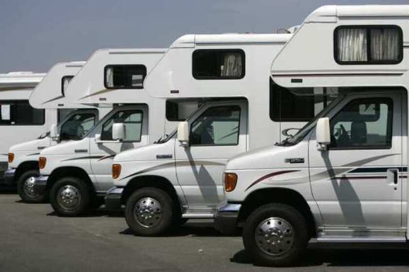 Winnebago motor homes for sale. The company rejected a takeover bid Friday.