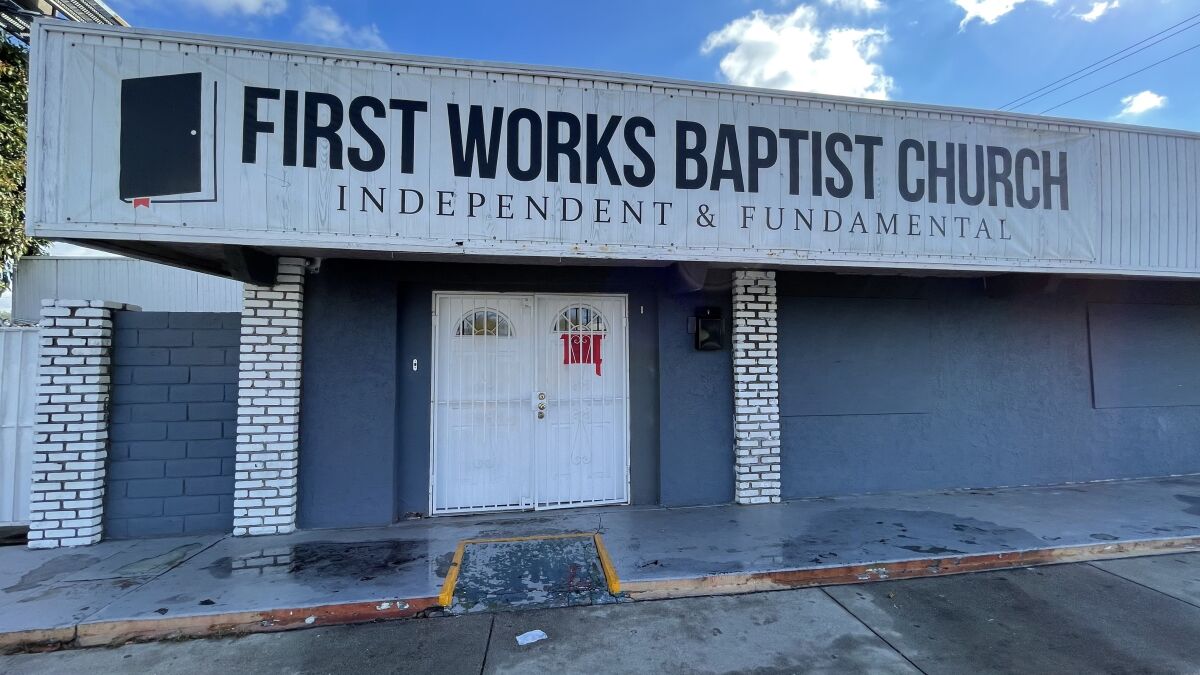 First Works Baptist Church is now red-tagged due to structural damage.