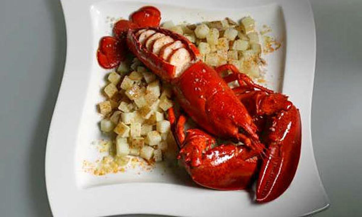 SPANISH AMERICAN: Bogavante a la gallega, with lobster and potato, is an adaptation of a classic octopus dish.