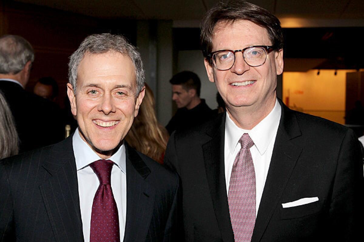 Onetime Hearst President and COO Steve Swartz (now CEO) and James Duff, President and CEO, The Newseum.