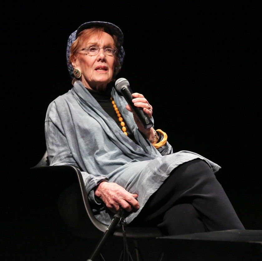 Marni Nixon in 2015, at a special archival screening of "The Sound of Music" at the Museum of the Moving Image in New York.