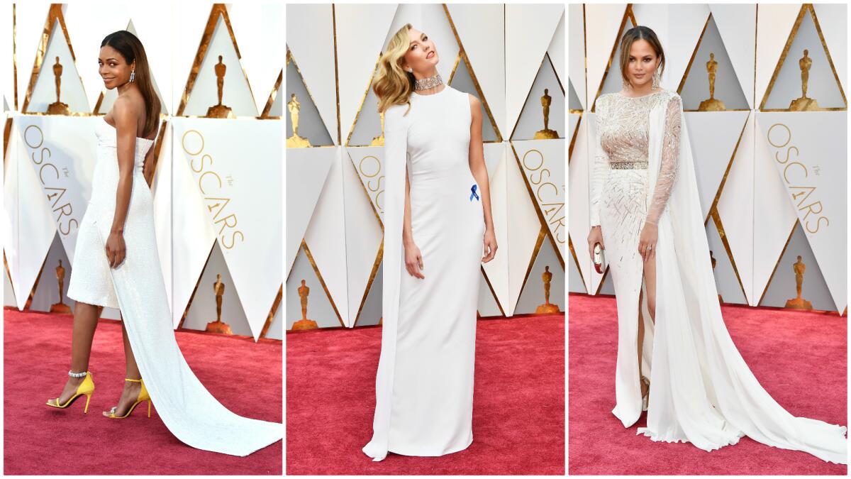 A retro rewind and glamorous gowns for the ages at the Oscars - Los Angeles  Times