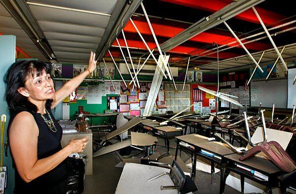 Calexico schools quake damage