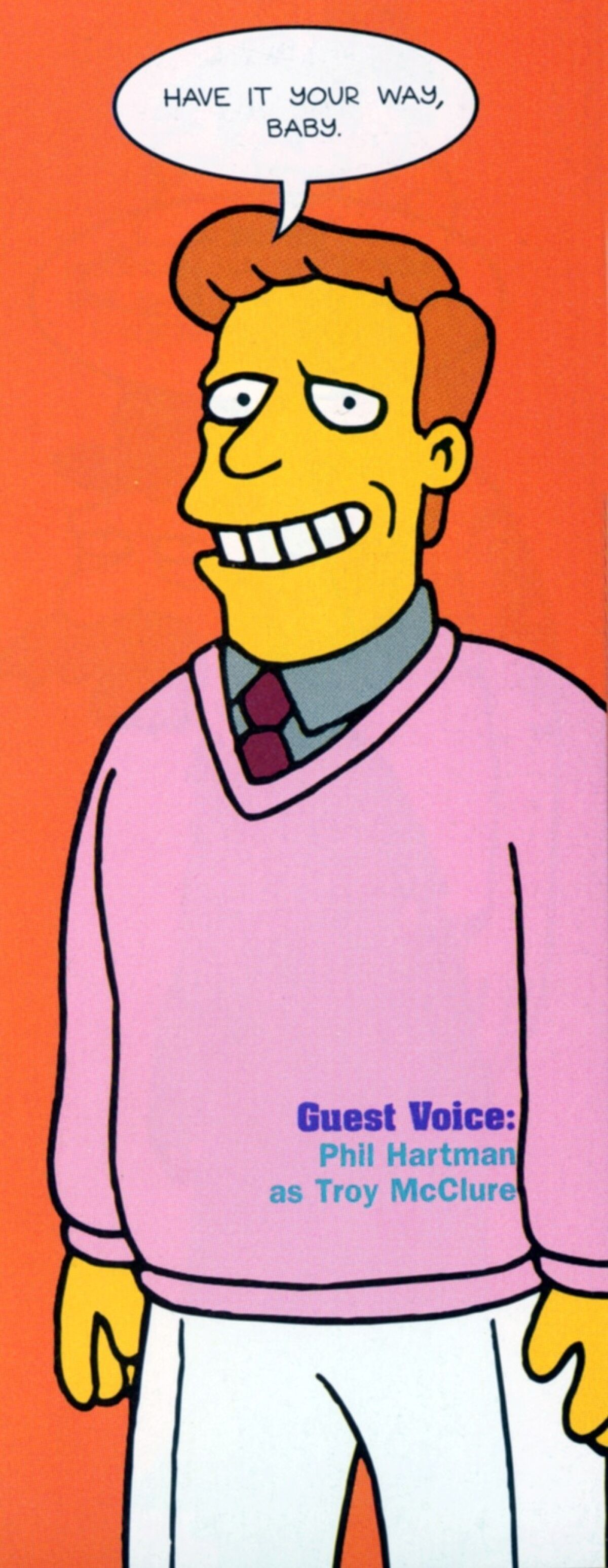 Phil Hartman was the voice of Troy McClure, a character on "The Simpsons." (NBC)