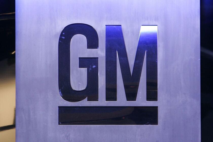 (FILES) This file photo taken on January 15, 2008 shows the General Motors logo at the North American International Auto Show in Detroit, Michigan. General Motors said March 11, 2016 it is buying automated driving technology startup Cruise Automation to boost its efforts to develop self-driving cars. / AFP PHOTO / STAN HONDASTAN HONDA/AFP/Getty Images ** OUTS - ELSENT, FPG, CM - OUTS * NM, PH, VA if sourced by CT, LA or MoD **
