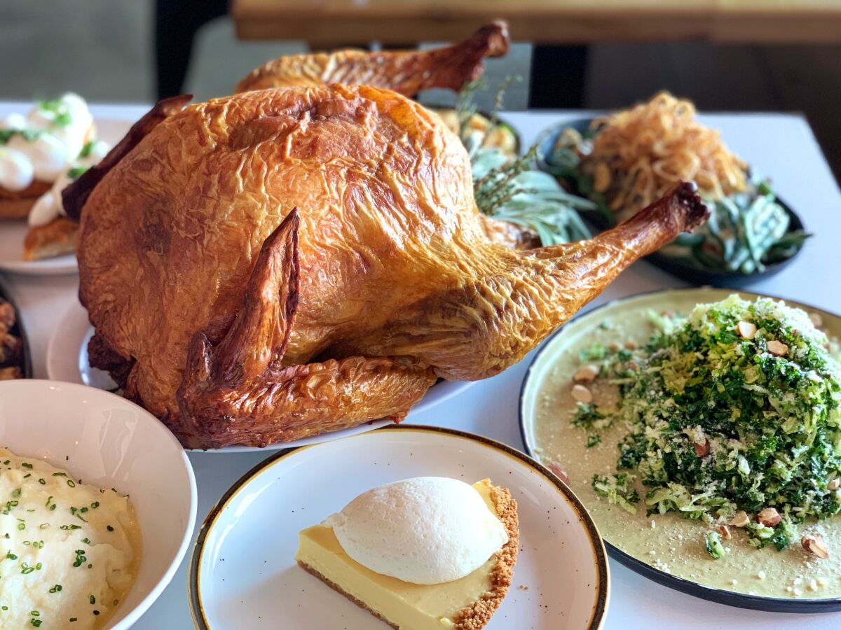 A turkey from Jame Enoteca, available for takeout.