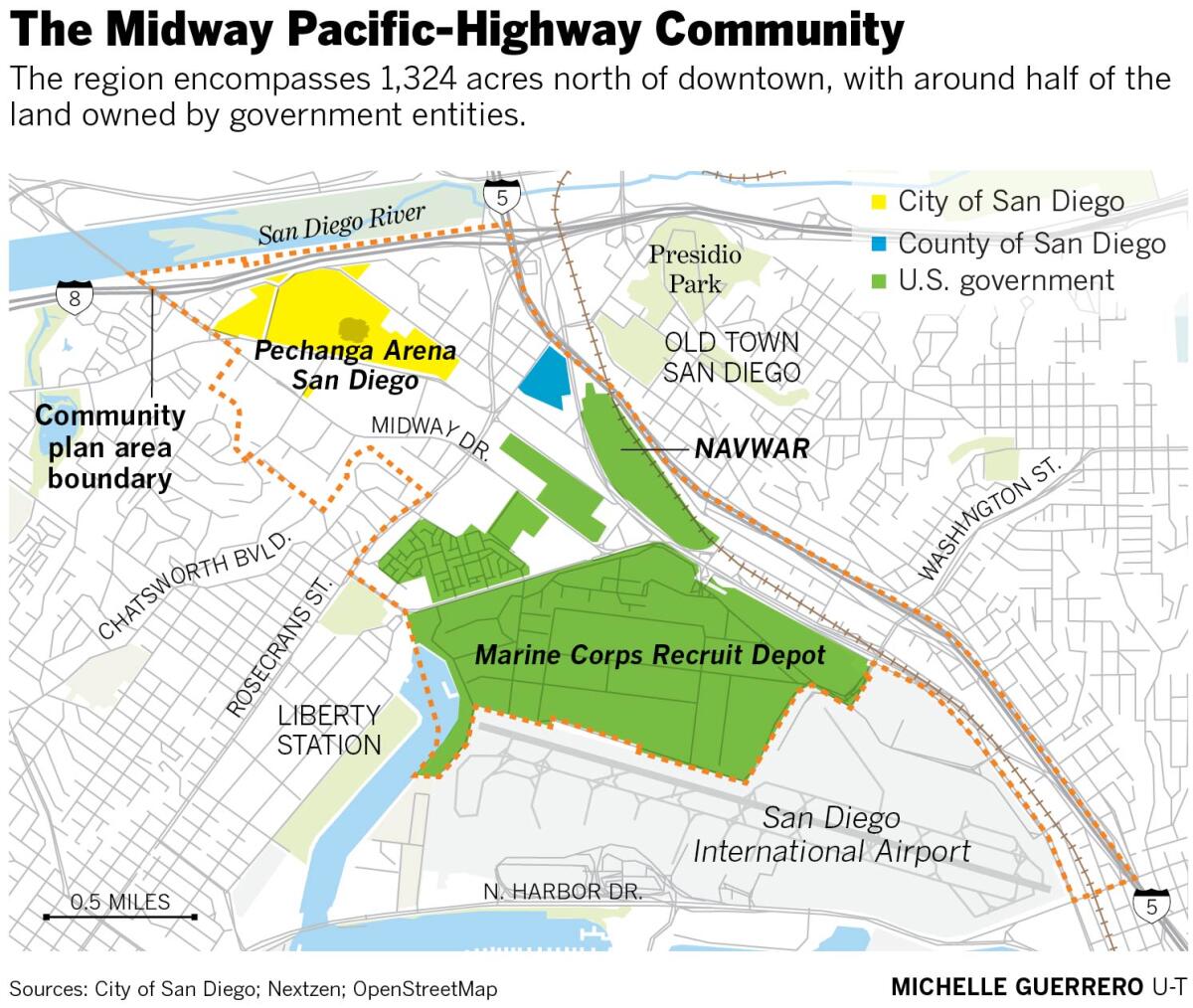 Midway District map