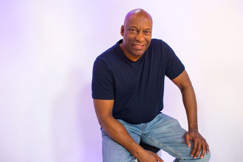NORTH HOLLYWOOD, CA - MARCH 30, 2017: Prolific producer and director John Singleton is producing three TV series this year: FX's "Snowfall," BET's "Rebel" and The CW's "Straight Outta Heaven" March 30, 2017 in North Hollywood, California.(Gina Ferazzi / Los Angeles Times)