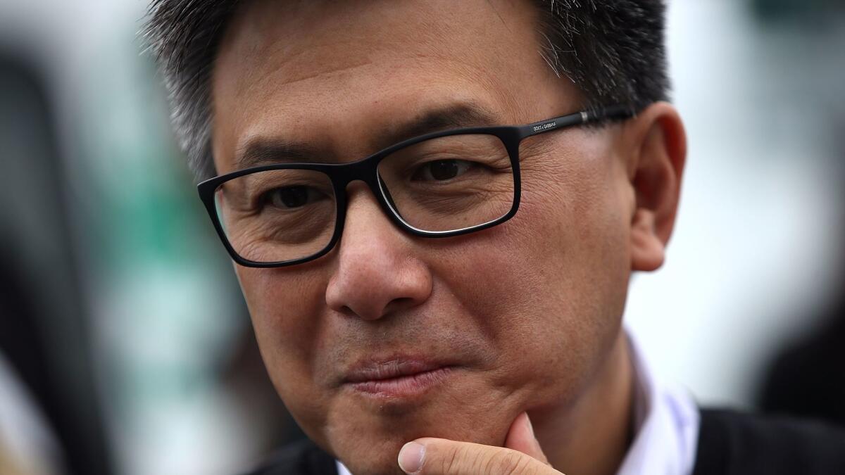 State Treasurer John Chiang has described himself on the campaign trail as a "tough, strong fiscal watchdog."