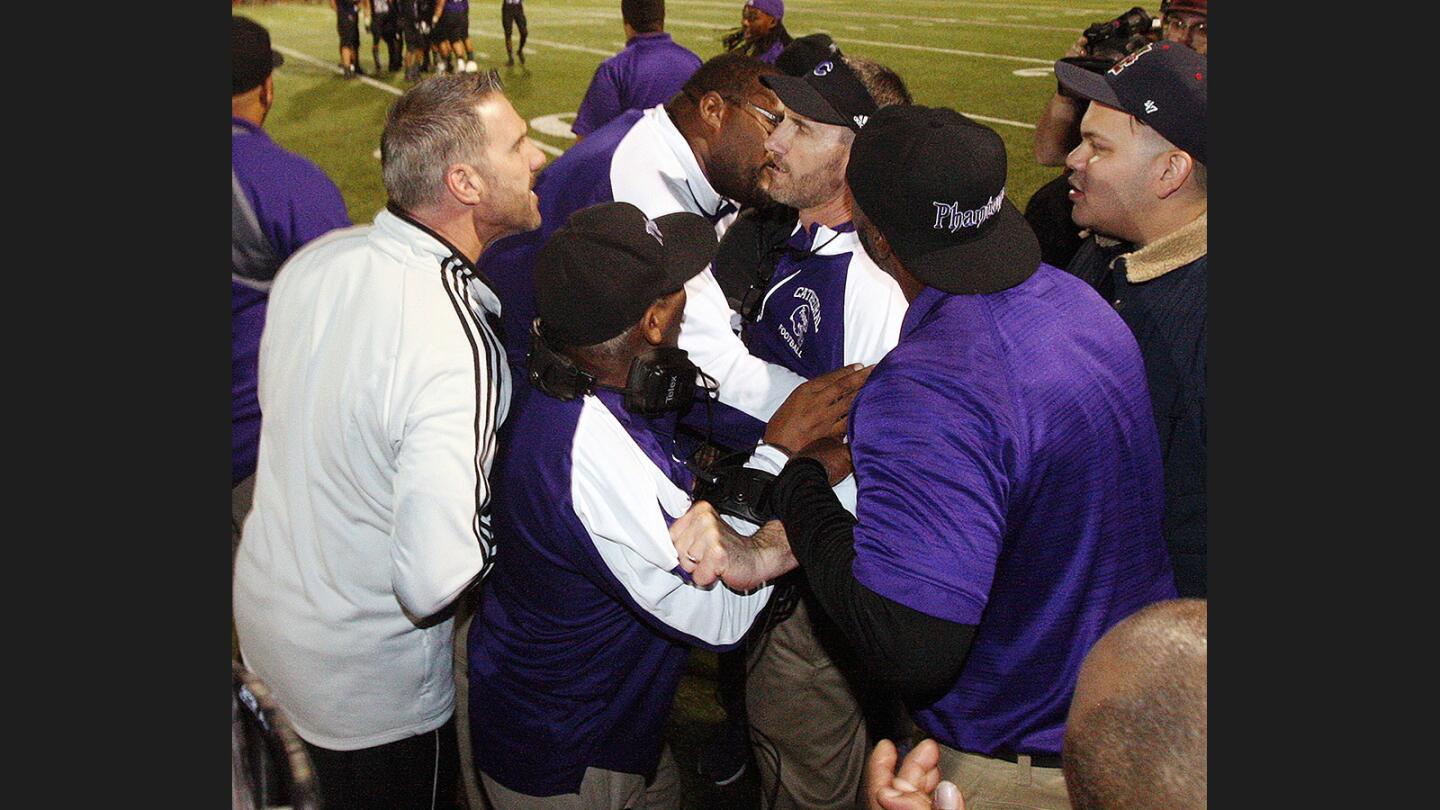 Photo Gallery: St. Francis vs. Cathedral in an Angelus League football game