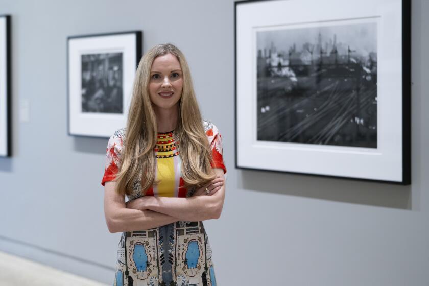 San Diego, CA - April 11: On Thursday, April 11, 2024, in San Diego, CA, at the Balboa Park Museum of Art and in the Berenice Abbott photography exhibit, Kara Felt, Ph.D., is the new Curator of Photography. (Nelvin C. Cepeda / The San Diego Union-Tribune)