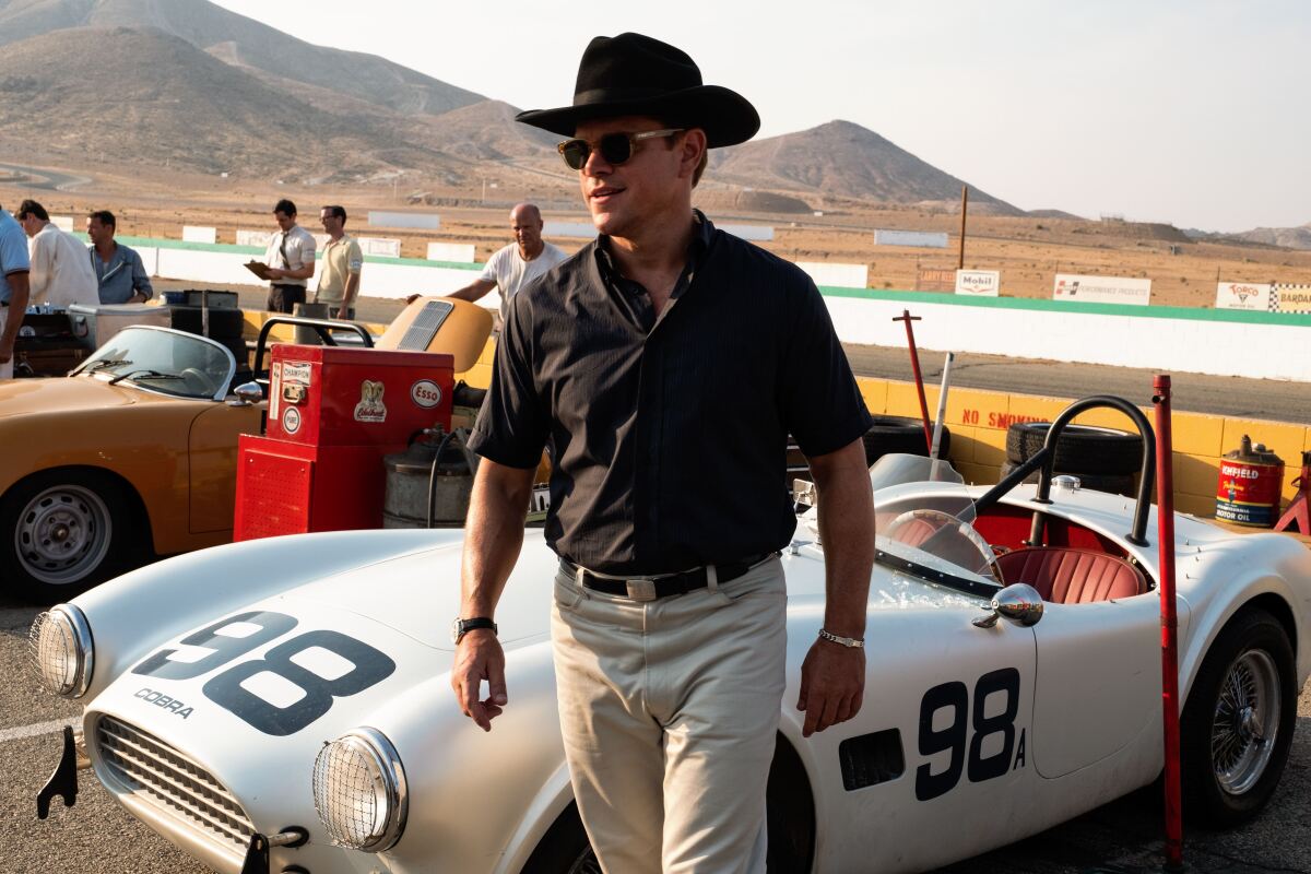  Matt Damon as Carroll Shelby in "Ford v Ferrari."