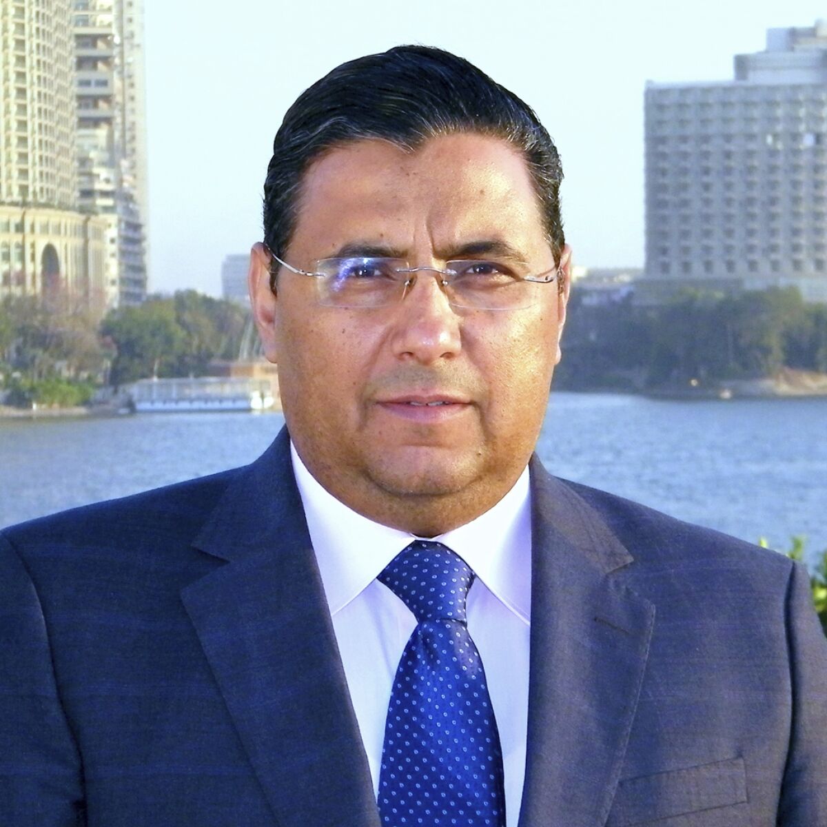 Journalist Mahmoud Hussein in Cairo