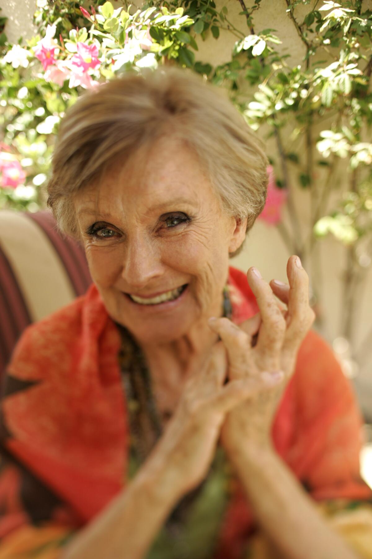 Actress Cloris Leachman photographed in her Los Angeles home.