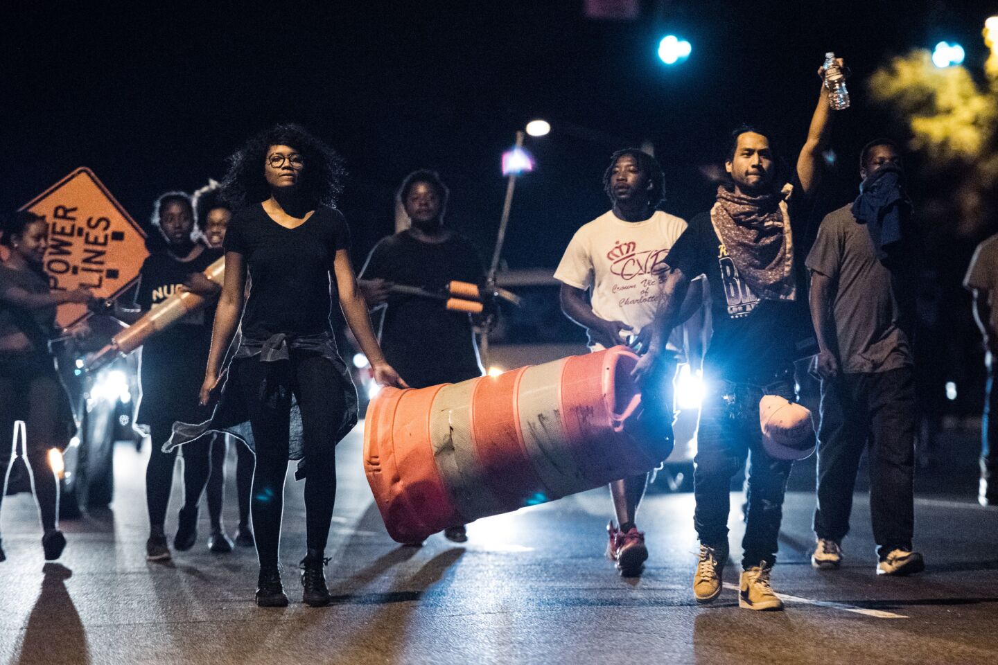 Protests break out in North Carolina after police fatally shoot black man