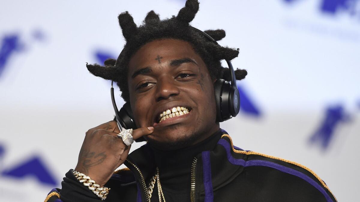 Kodak Black at the 2017 MTV Video Music Awards.