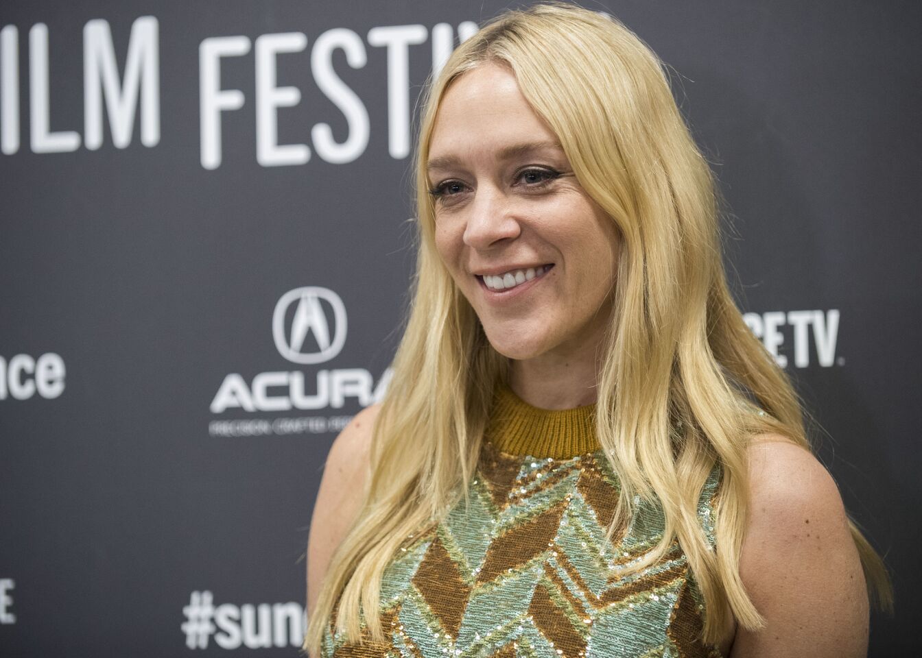 Actress Chloe Sevigny at the premiere of the film "Beatriz at Dinner" at the Eccles Theatre.