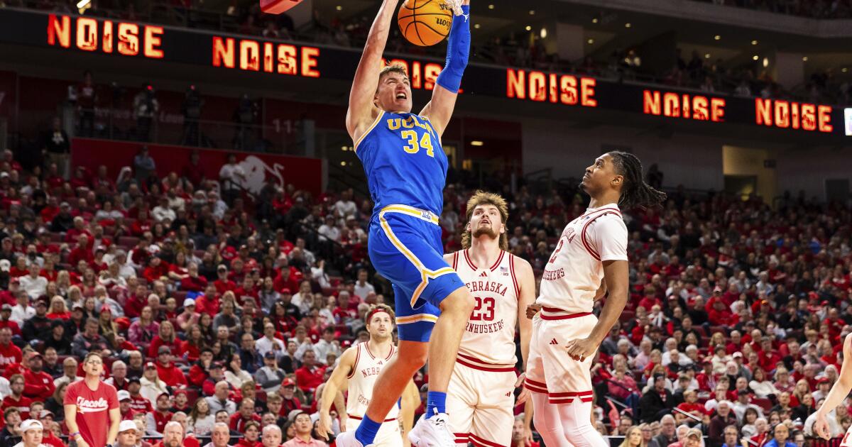 UCLA falls to Nebraska when the Bruins can't muster a late rally