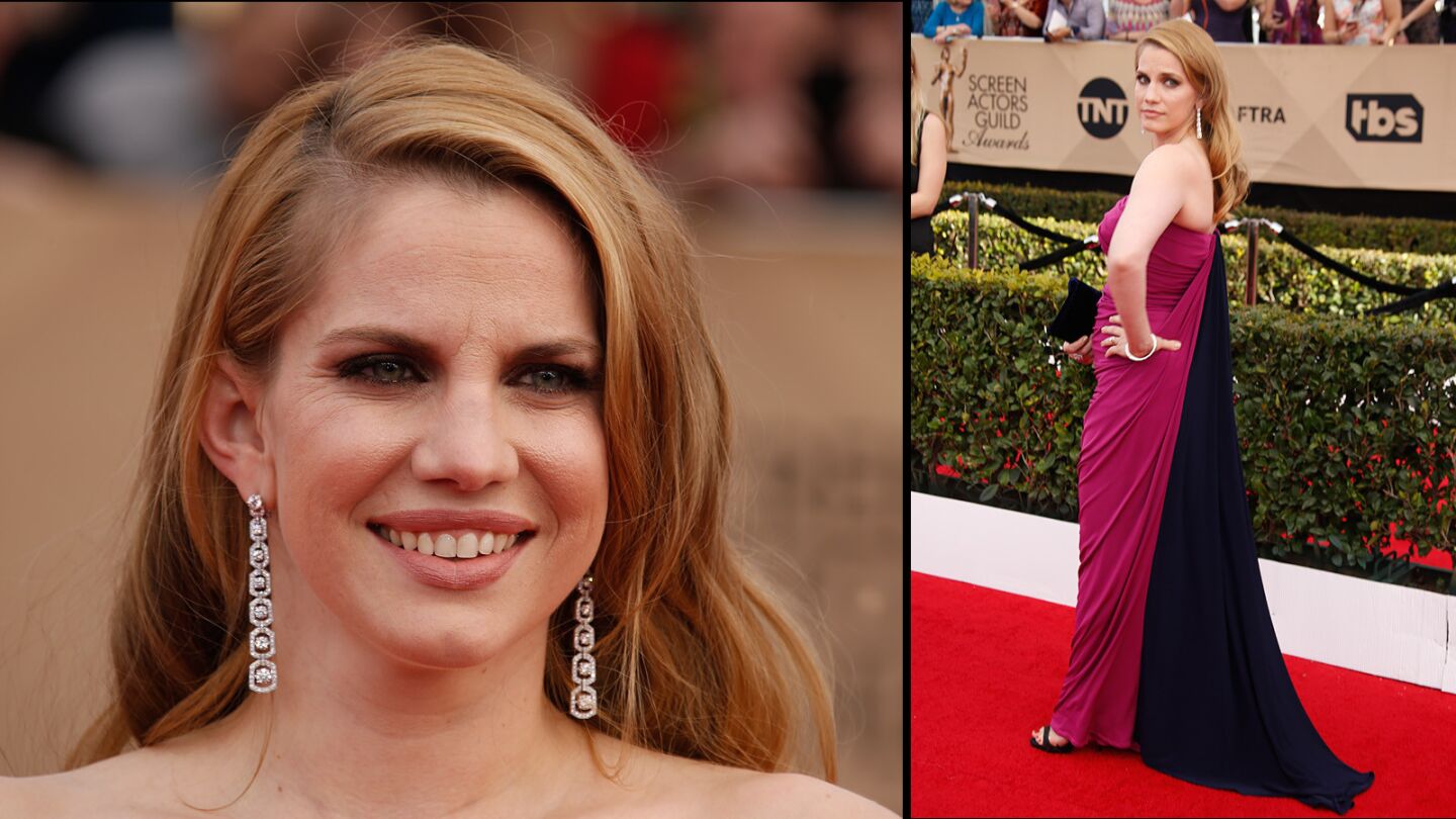Anna Chlumsky is a nominee with her "Veep" cast mates.