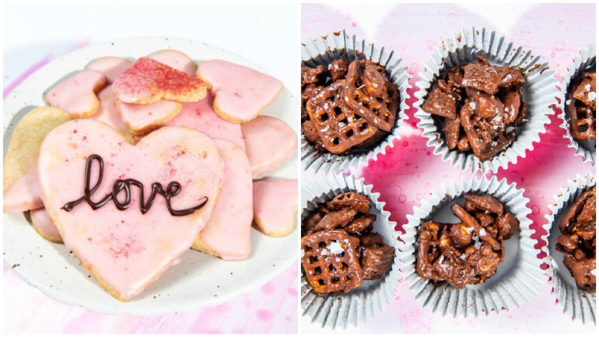 Sweet homemade treats for Valentine's Day.