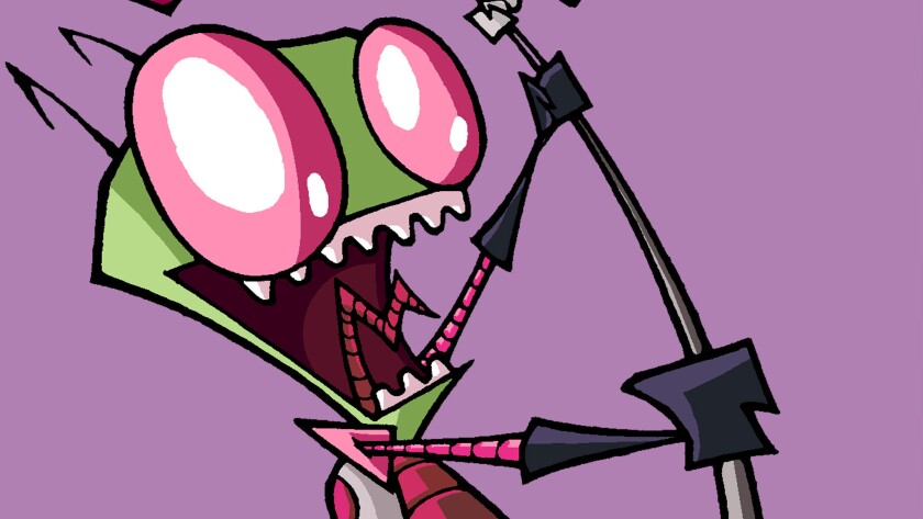 Alien cartoon character Invader Zim