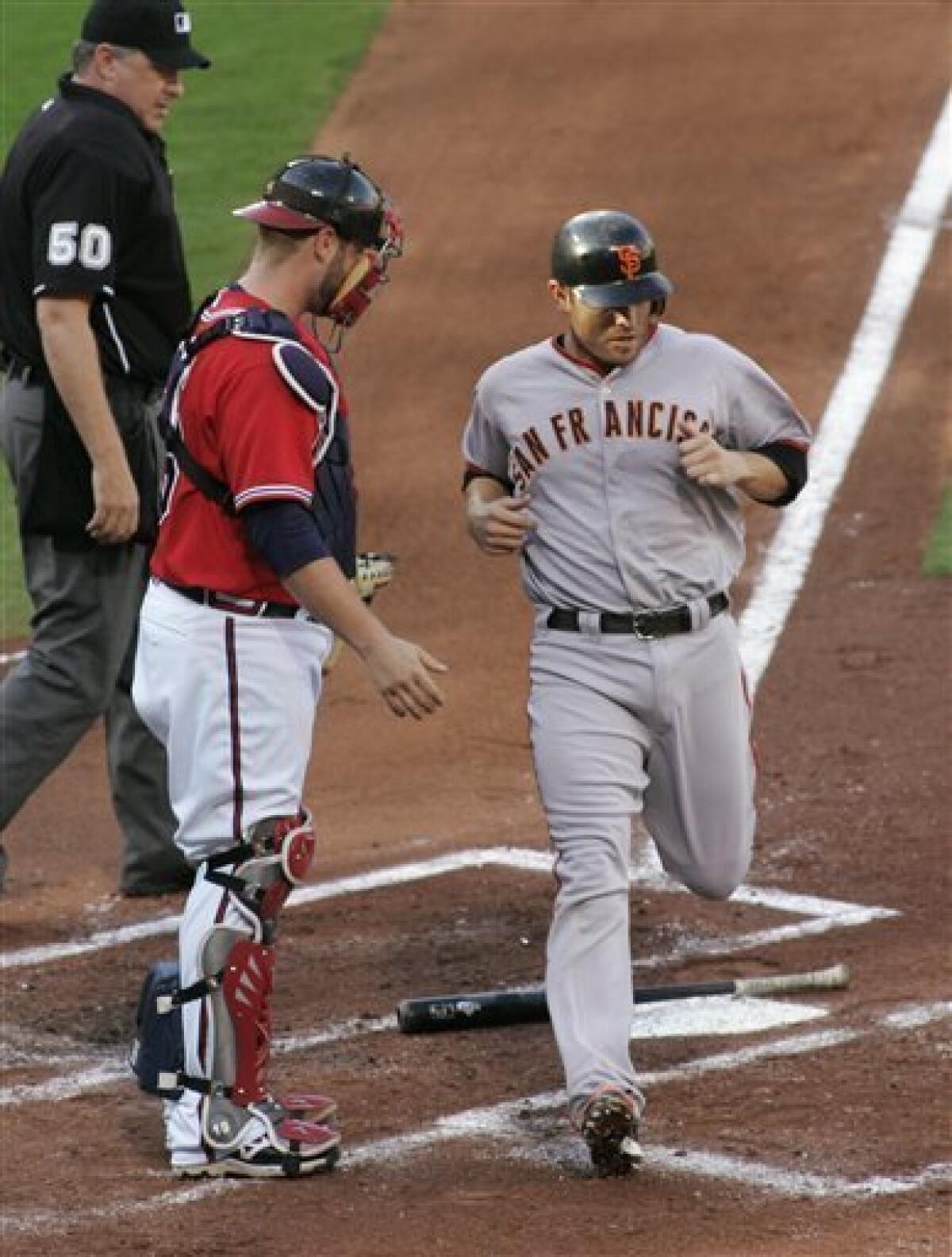 Conrad's 3rd error gives Giants 3-2 win vs. Braves - The San Diego
