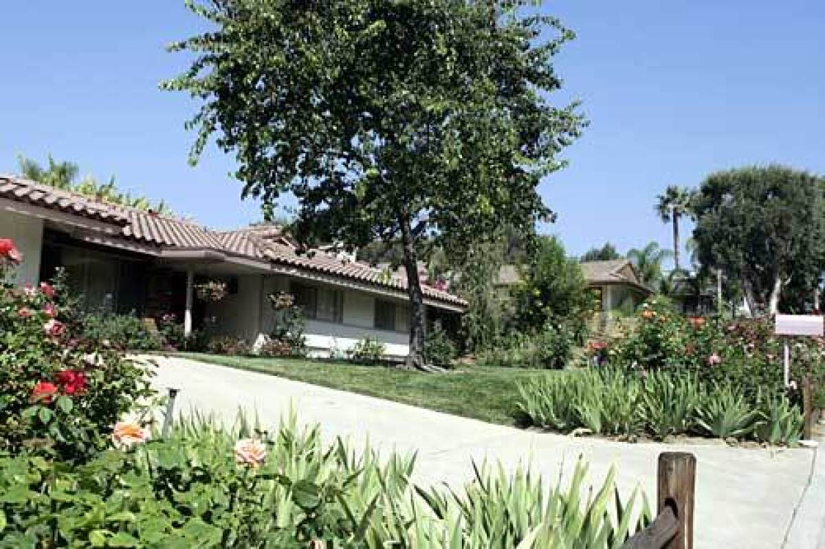Most of the residences in the 120-home community of Olinda Village in Brea feature 15,000-square-foot lots.