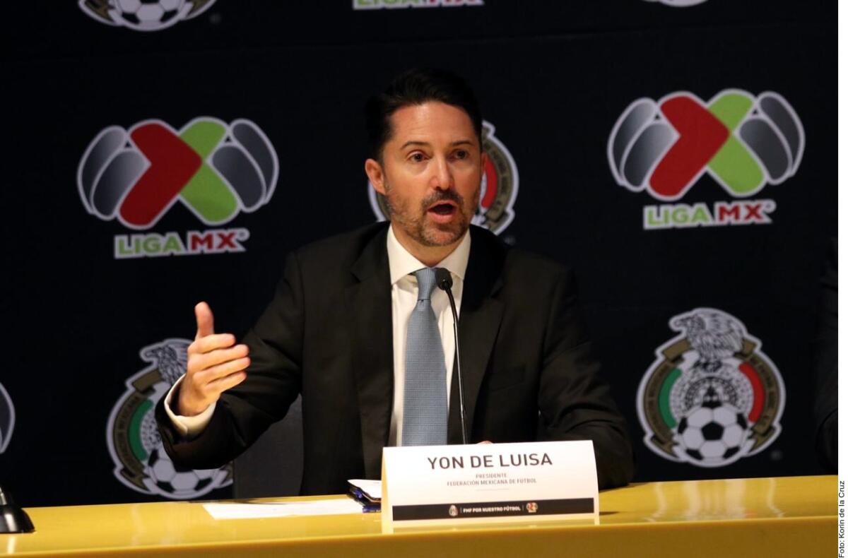 El presidente de la Federación Mexicana de Futbol, Yon de Luisa, explicó que le pidió al presidente de la Comisión de Controversías que se trasladen a Veracruz para atender las quejas de los jugadores.