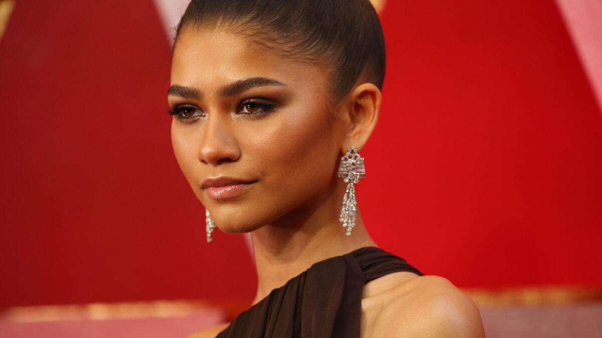 Zendaya's lips look glowing, and it was just a drugstore lip balm.