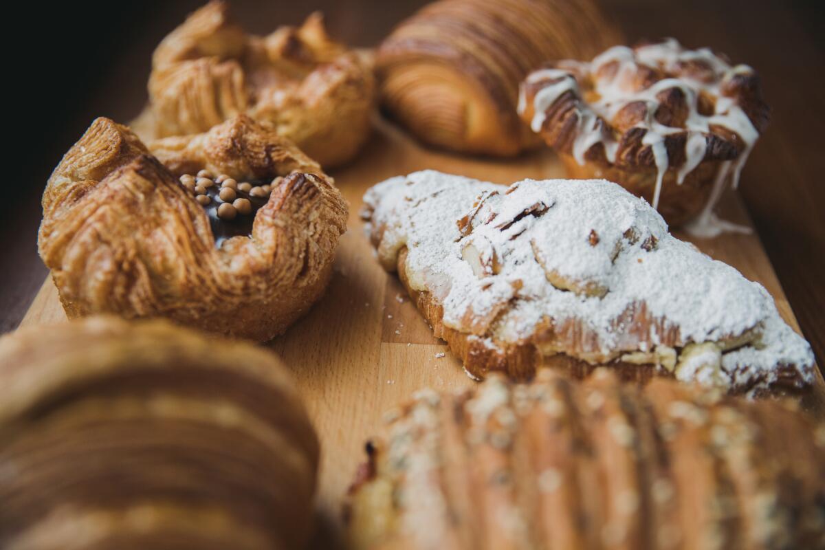 Speciality pastries from Hommage Bakehouse.