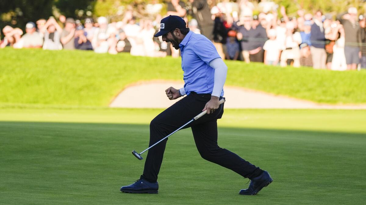 Matthieu Pavon makes PGA Tour history with Torrey Pines win - Los Angeles  Times