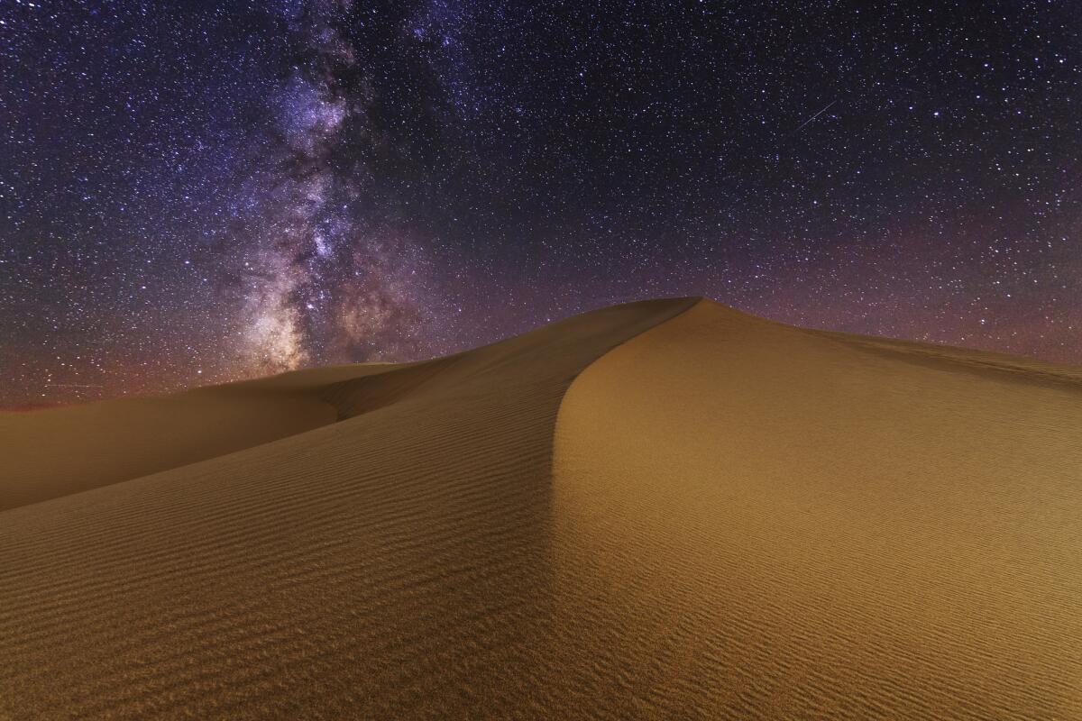 Starry Night in the desert in Elqui Valley, Chile.