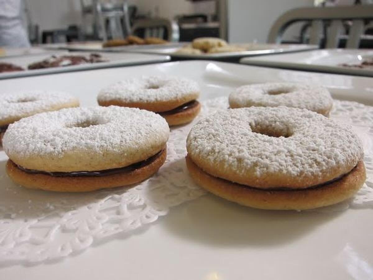 Chocolate Raspberry Linzer Cookies, a favorite from last year's competition.