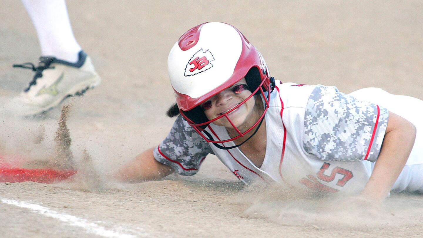 Photo Gallery: Rival softball, Burroughs vs. Burbank