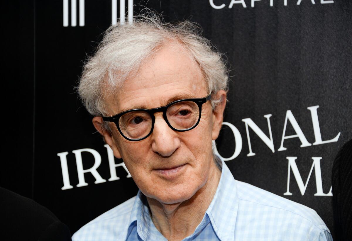 Staff of Little Brown and Co. walked out Thursday protesting Woody Allen's forthcoming memoir "Apropos of Nothing."