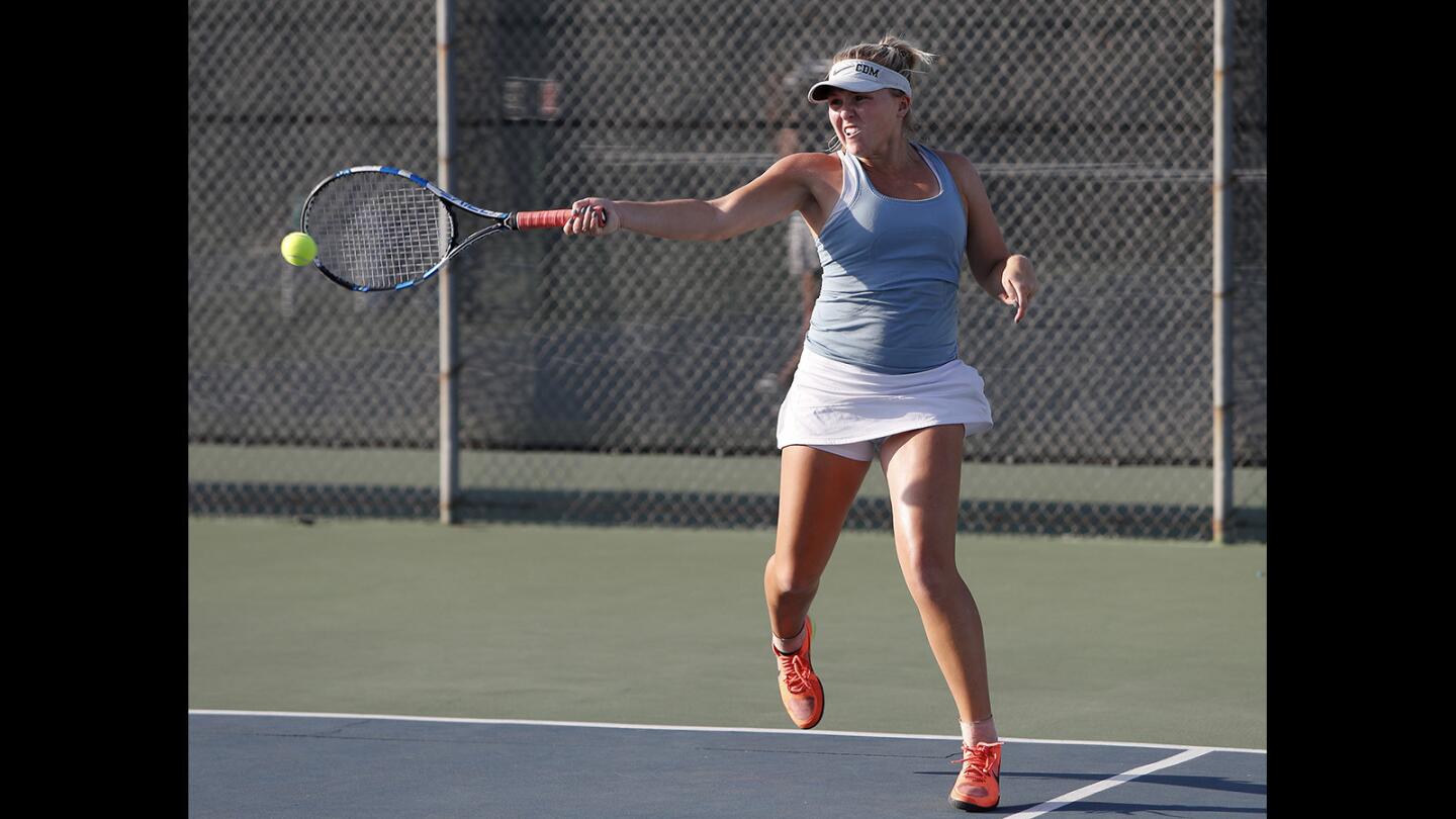 Photo Gallery: Corona del Mar vs. University in girls’ tennis