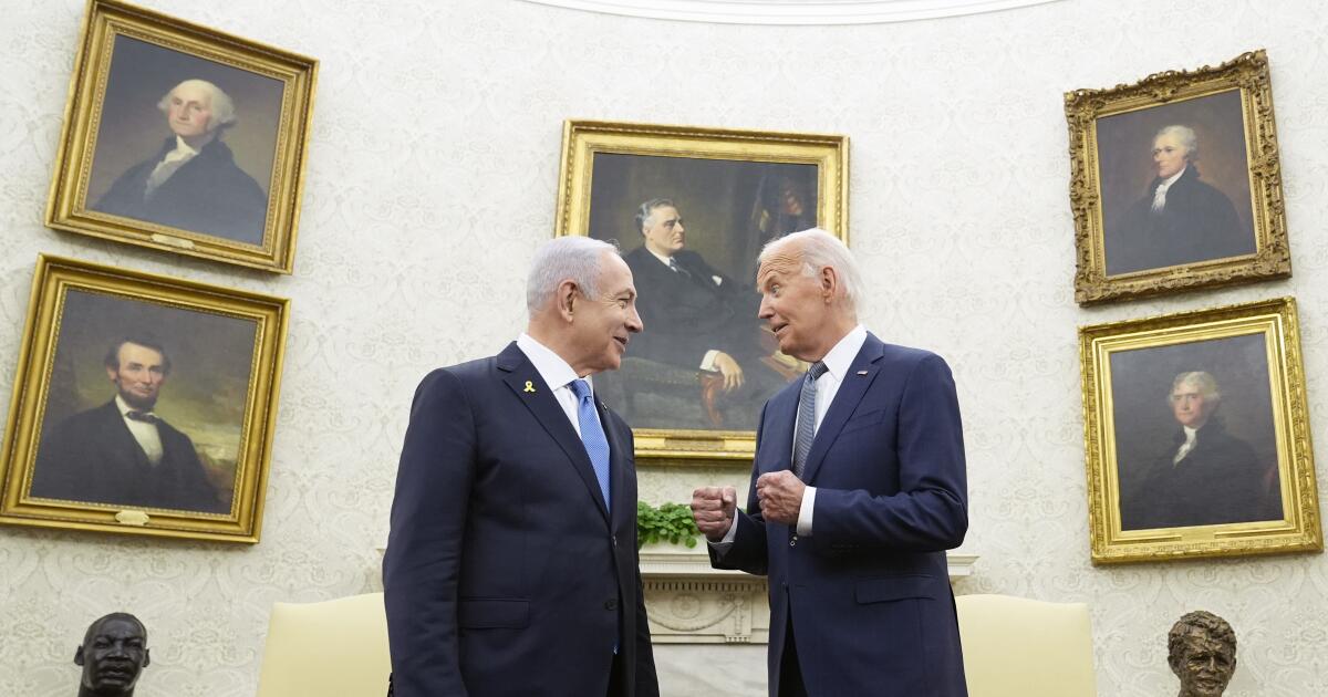 Biden es "extremadamente preocupado" por la revelación de planes secretos israelíes para atacar a Irán