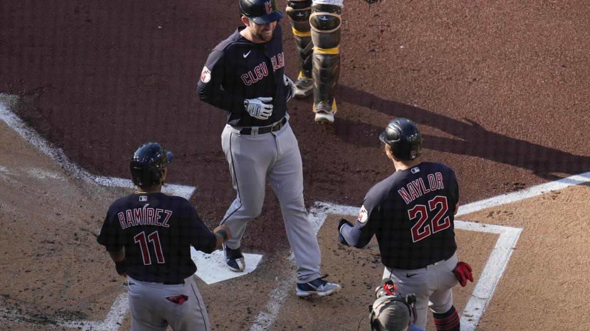 Fry hits 1st MLB homer, Ramírez helps the Guardians beat the Padres 8-6 to  prevent a 3-game sweep - The San Diego Union-Tribune